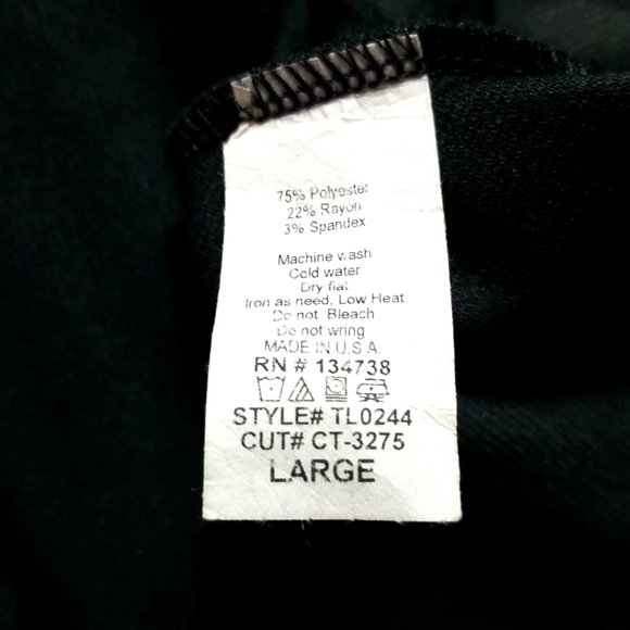 Vintage d.RA (Dianna Ra)Women's Top Size L Y2K Flared Bottom Long Sleeve - Picture 7 of 7